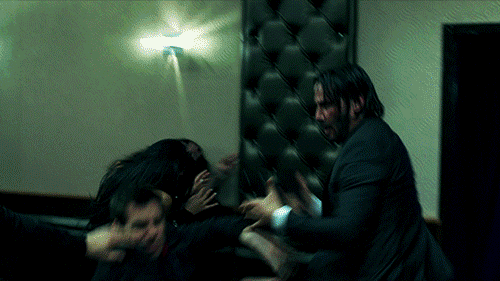 John Wick Action setpiece in the club.