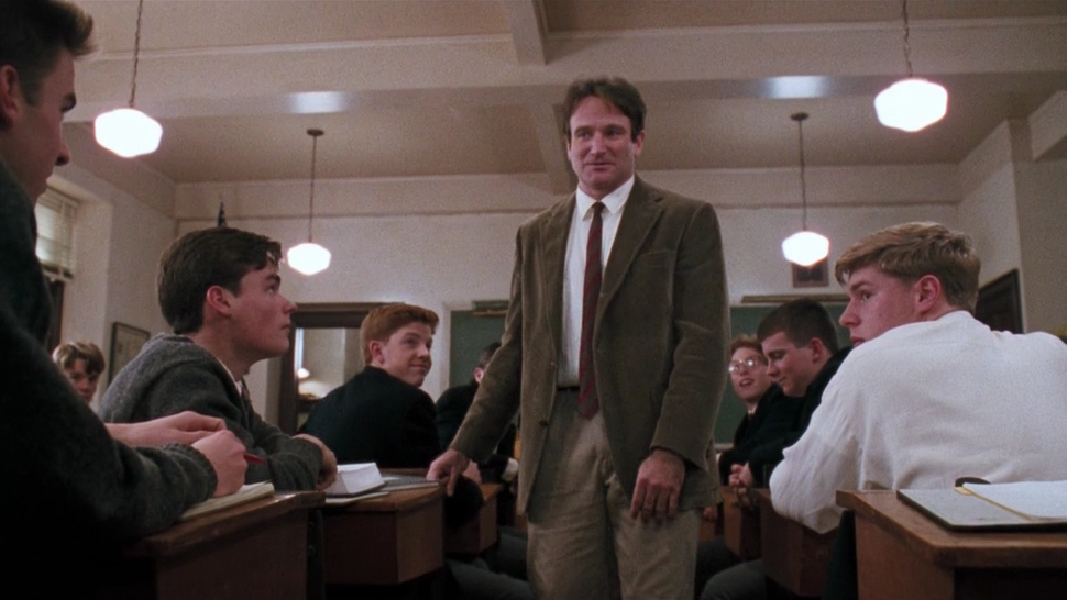 Late Robin Williams In Dead Poets Society